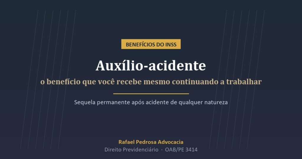 Capa do artigo sobre auxílio-acidente